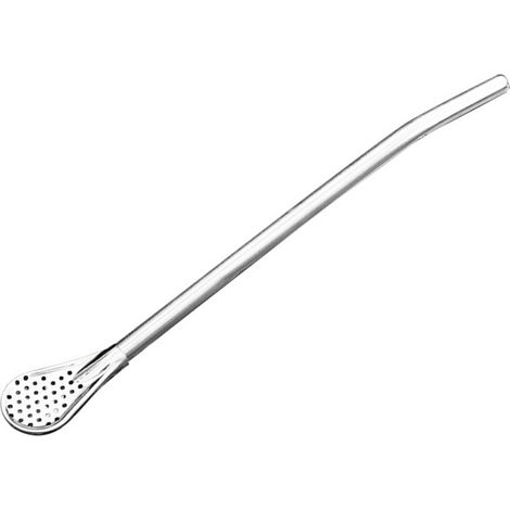 Cuillère Paille Acier Inoxydable Multifonction pour Remuer et Boire Cocktail Café Thé au Lait (1/5)