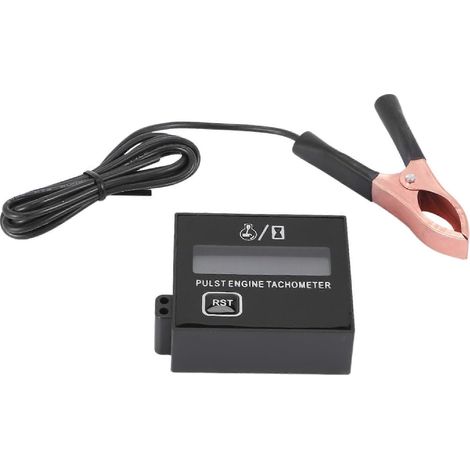 Nouveau tachymètre numérique pour moteur à essence, type capteur à impulsions, avec pile, compatible avec les chaînes. (1/5)