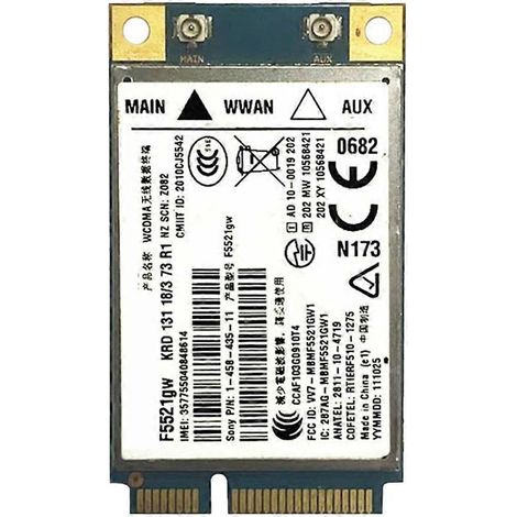 Universelle WWAN-Karte F5521GW Gobi3000 HSPA EDGE 21 Mbit/s 3G WWAN WANL WCDMA (1/5)