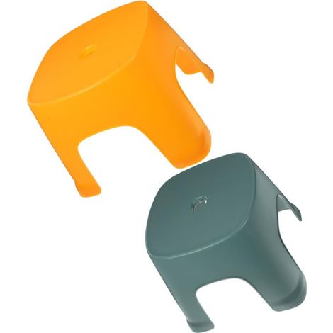Marchepied Design Compact et Mignon 2pcs en Plastique Antidérapant pour Garçon et Filles pour Salle de Bain et Salon (1/5)