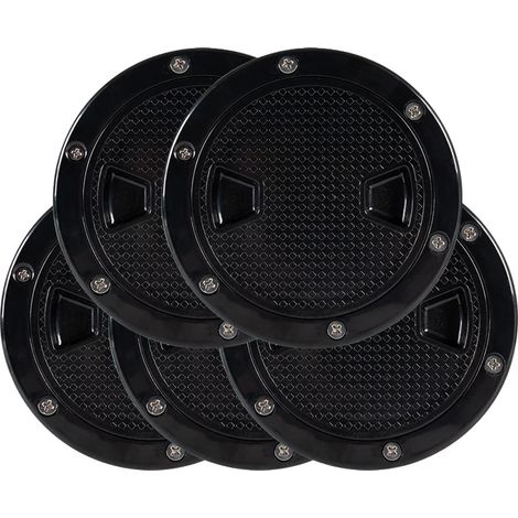 Escotilla de inspección, diseño antideslizante, construcción duradera, negro5 (1/2)