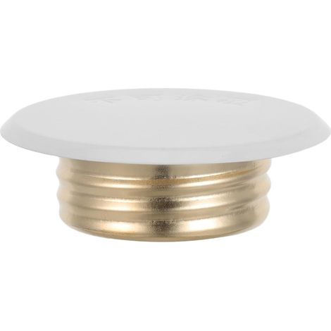 Lot de 4 Couvercles de Tête D'arrosage Incendie en Cuivre Blanc, Rosaces Encastrées de 8,7 Cm, Garniture de Plaque de Sprinkler, Protection Décorative pour Équipement (1/5)