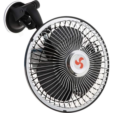 Ventilateur électrique avec ventouse pour pare-brise de voiture (1/5)