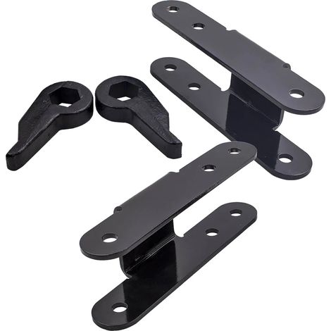 Kit de levage, acier forgé, levage avant ajustable de 1" à 3", levage arrière de 2", compatibilité avec Chevy S10 1982-2004, dimensions de l'article : 32 cm x 22 cm x 13 cm (1/5)