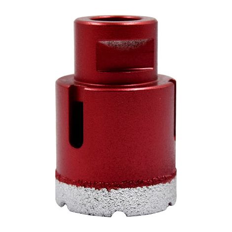 Foret diamanté avec filetage M14, foret à trous creux brasé haute performance pour carrelage/granit/marbre/porcelaine/verre/céramique (40 mm)