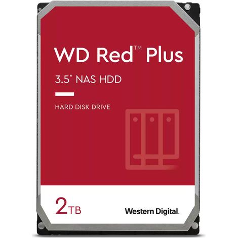 Hard Disk Red Plus 2 Tb Nas Sata 3 3.5 (Wd20Efpx)