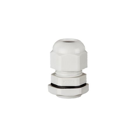 Presse étoupe M25, IP68, Blanc, 12mm - 15mm lot de 10 pièces SCG/M25-W