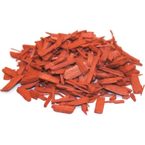Paillis de copeaux de bois rouge/orangé 15/30 UAB – Sac de 50L – 100 % naturel certifié NF – Protège contre le froid et les mauvaises herbes – Secret Vert