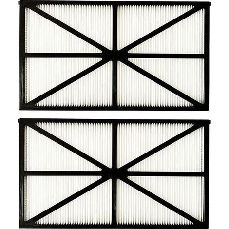 Lot de 4 Panneaux Filtres pour Robot Tiger Shark - RCX70101PAK2 - Noir (1/4)
