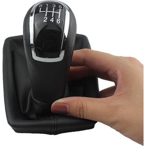 Passend für Audi A4 Serie 08-13, Staubschutzkappe und Clip-Set für 5/6-Gang-Schaltknauf, schwarze Kappe, 6-Gang, einteilig. (1/4)