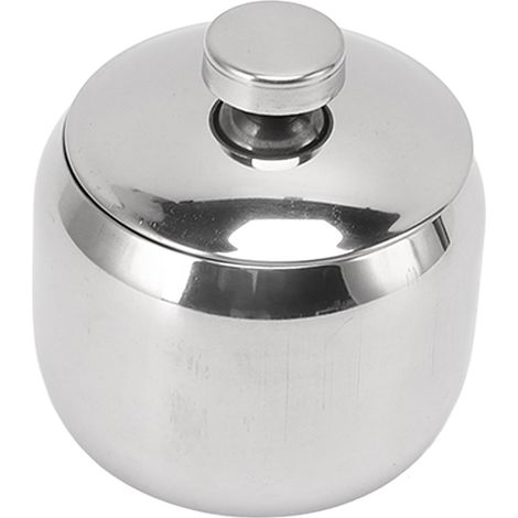 Pot à épices avec couvercle, en acier inoxydable 304, pour épices, sel et sucre. (1/5)