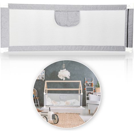 SWANEW 200 cm Extra-Large Bed Rail Toddler Bed Protector Boys & Girls Bedroom Accessory Bed Rail (1/5)