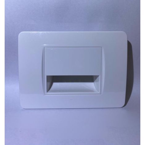 TrAdE Shop Traesio - Segnapasso Led Da Incasso 1.6w Bianco Luce Per Scale E Corridoi - (1/2)