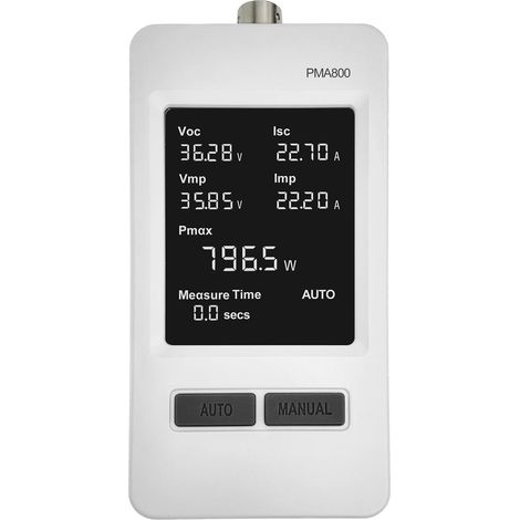 Testeur solaire portable doté de la technologie MPPT et de mesure pour l'entretien extérieur - Prise numérique pour panneaux solaires (1/4)