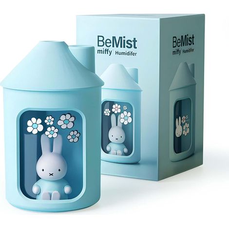 Humidificateur à brume froide pour chambre à coucher, humidificateur silencieux à ultrasons avec veilleuse, 450 ml double pulvérisation pour chambre d'enfant, bureau, plantes (1/5)