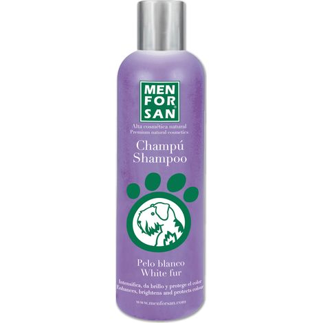 CHAMPU PELO BLANCO 300ML  CHAMPU PARA PERROS MENFORSAN PELO BLANCO 300 ML  OFERTA EXCLUSIVA (1/4)