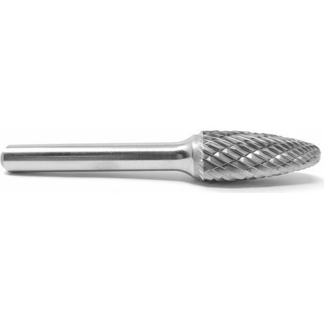 1 fresa de carburo de tungsteno de doble filo para amoladora angular, vástago de 6,35 mm (1/4 de pulgada) (1/5)