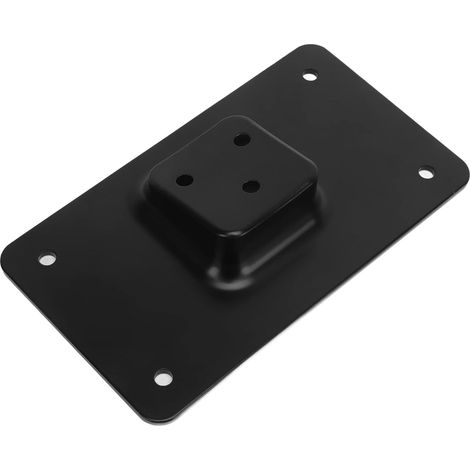 Support Plaque Moto, 10,2 x 17,8 cm Porte Plaque Immatriculation Support De Plaque Moto Support de plaque d'immatriculation à 3 trous,en acier robuste, pour moto (1/5)
