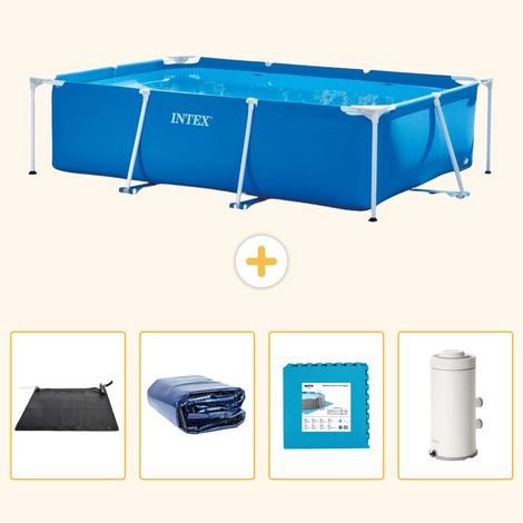 Intex Piscine Tubulaire Rectangulaire - 300x200x75 cm - 5-pièces S166 (1/5)