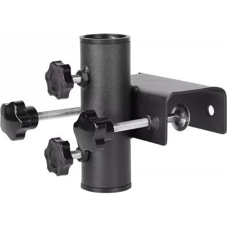 Support pour Parasol Balcon, Porte Parapluie pour Extérieur, Porte Parasol en Métal Fixation Attache Parasol pour Balcon, Terrasse et Extérieur (1/5)