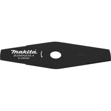 Makita - Cuchilla desbrozadora - para maleza, hierba seca - 255 mm - 2 dientes - para Ref DUR368AZ