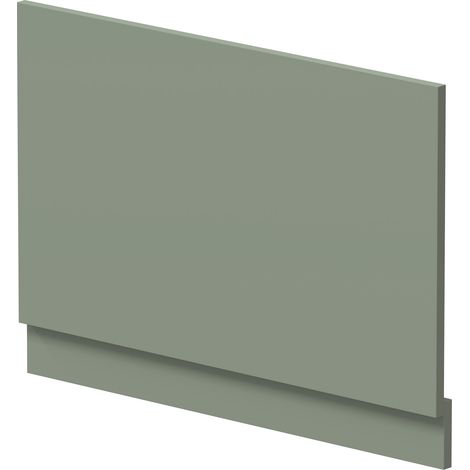 Hudson Reed MFC Straight Bath End Panel and Plinth 560mm H x 800mm W - Fern Green