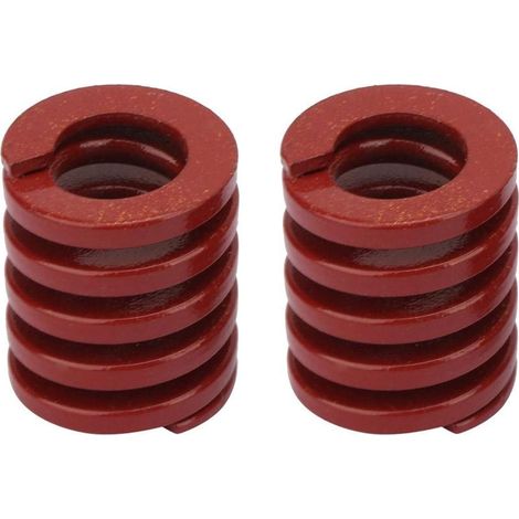 2 pièces OD 30mm ID 15mm matrice ressort rouge charge moyenne compression matrice ressort matrice ressort moule matrice ressort(TM3070mm) (1/5)