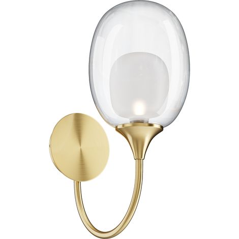 Applique murale verre laiton Maytoni Aura MOD016WL-01BS (1/4)