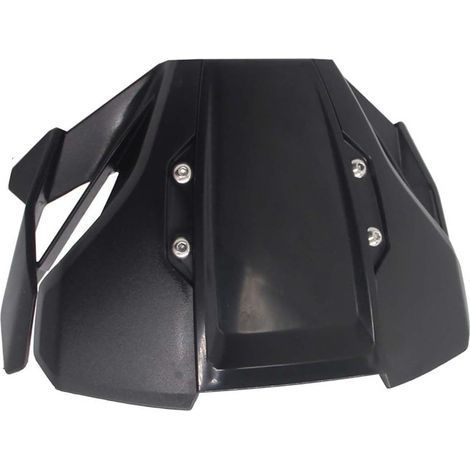 Pare-Brise Moto Résistant aux Intempéries Moto Noir Accessoire Cylindrique pour Cyclomoteur (1/5)