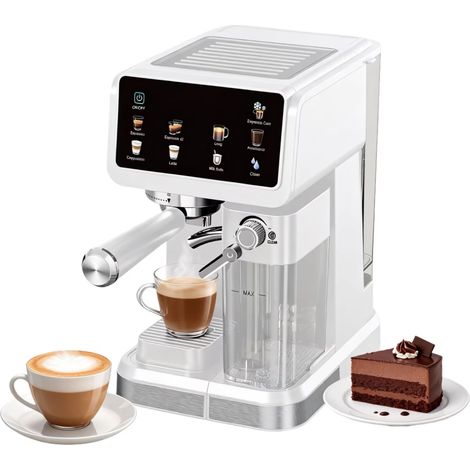 Machine à expresso 20 bars avec système automatique de mousse de lait, machine à café tout-en-un pour latte, cappuccino et infusion froide (1/5)