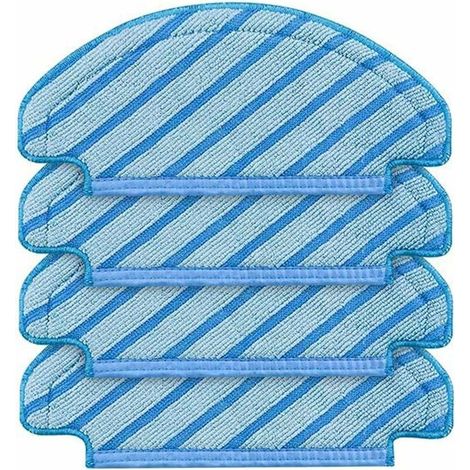 Lot de 4 chiffons de nettoyage de rechange compatibles avec les aspirateurs Ecovacs OZMO T8 AIVI (1/5)
