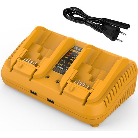 Applicable 12V-18V Chargeur Double Port de Rechange pour Chargeur DCB102 Compatible avec Les Batteries 18V et 12V Max (1/5)