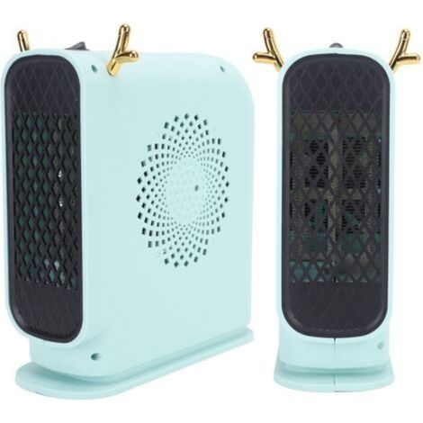 Portable Electric Heater, Fast Heating, Quiet and Safe, Compact, for Office, Green EU Plug, 220V (1/5)