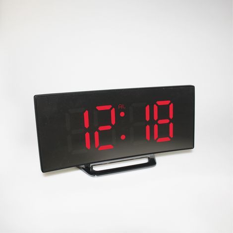 Extra högljudd väckarklocka för tunga sovare vuxna, vibrerande dubbel väckarklocka för sovrum med USB-laddning, 8,7\ (1/3)