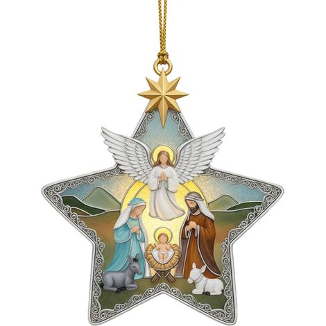 Ornement De Scène De Nativité - Acrylique Transparent - Pour Décoration Intérieure De Noël - Lot De 1 Pièce (1/5)