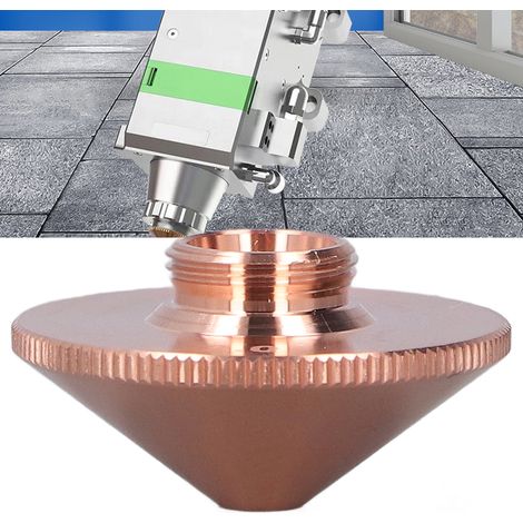 Buse de découpe à fibre optique monocouche, buse de découpe soudée au cuivre, buse laser, buse de découpe pour machine laser, monocouche 2.0 (1/5)