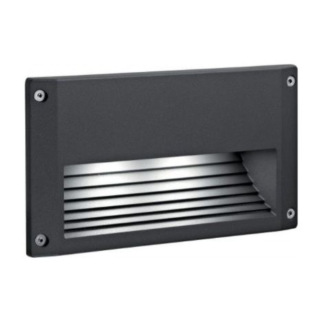 BRICK Enc. Mur Ext. LED IP65 IK07 éclairage indirect 4000K 6,8W 115lm ARIC 5326 (1/3)