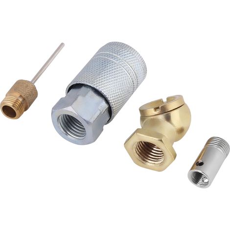 Kit d'accessoires pour compresseur d'air (14 pièces) : pistolet de soufflage, buse pneumatique pour le dépoussiérage (1/5)