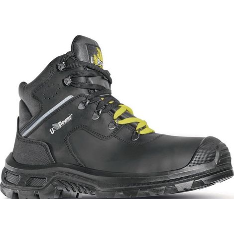 Botte de sécurité THANOS pointure 44 noire/jaune S3 CI ESD SRC EN ISO 20345 cuir