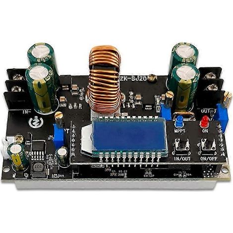 Module élévateur/abaisseur automatique MPPT ZK-SJ20 avec écran LCD, convertisseur Buck Boost, module d'alimentation, carte réglable kns (1/5)