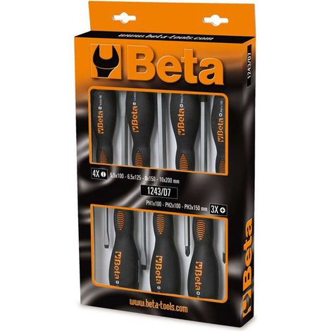 Beta 1243/D7 - Set of 7 Schraubendreher (Art. 1241, 1242) (1/3)