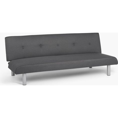 Divano letto 3 posti in tessuto per soggiorno salotto Larimar XL - Grigio Scuro