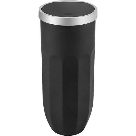 Auto-Mülleimer, Auto-Getränkehalter, Auto-Organizer, Auto-Innenraum-Müllbehälter-20x9cm-Black (1/3)