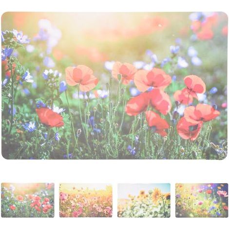 TOVAGLIETTA AMERICANA PER TAVOLI cm. 43 x 28 - 'fiori' fantasie assortite