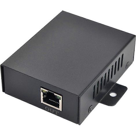 1000 Mbit/s PoE-Powerover an einem Port, Reichweite über 100 m, Gesamtdistanz bis zu 400 m