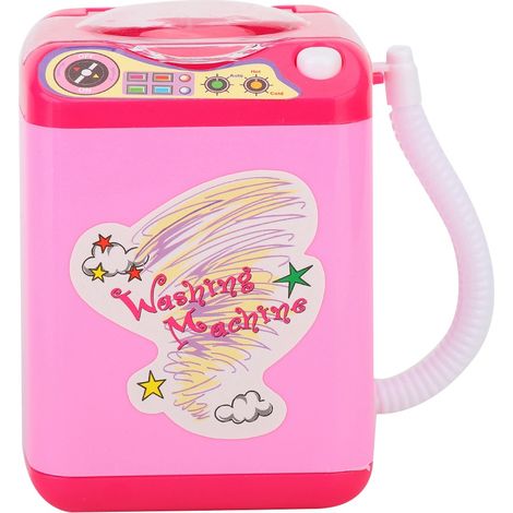 Mini machine à laver électrique rose pour pinceaux maquillage, nettoyeur rotatif automatique de brosses (1/5)