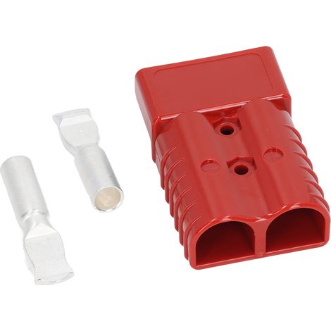 Connecteur SH350 bipolaire haute intensité 350 A 600 V, kit de connexion rapide pour batterie (rouge) pour voiture, caravane, bateau, chariot élévateur, solaire. (1/5)