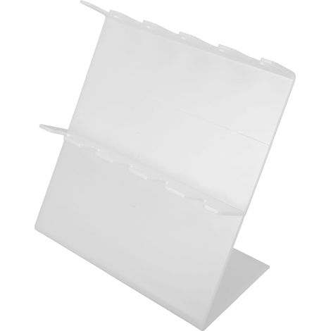 Support pour Pipettes en Plastique 5 Trous Organiseur de Matériel de Laboratoire Résistant aux Produits Chimiques Porte-Pipettes et Porte-Tubes à Essai pour Espace de Travail (1/5)