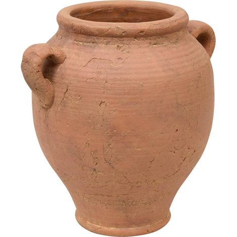 Vase Déco en Terre Cuite "Romia" 25cm Terracotta