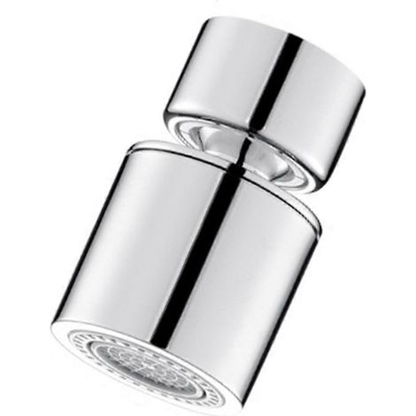 Douchette de robinet de cuisine avec filtre, pare-éclaboussures rotatif et réglable, buse de robinet avec mousseur et mitigeur d'évier (1/3)
